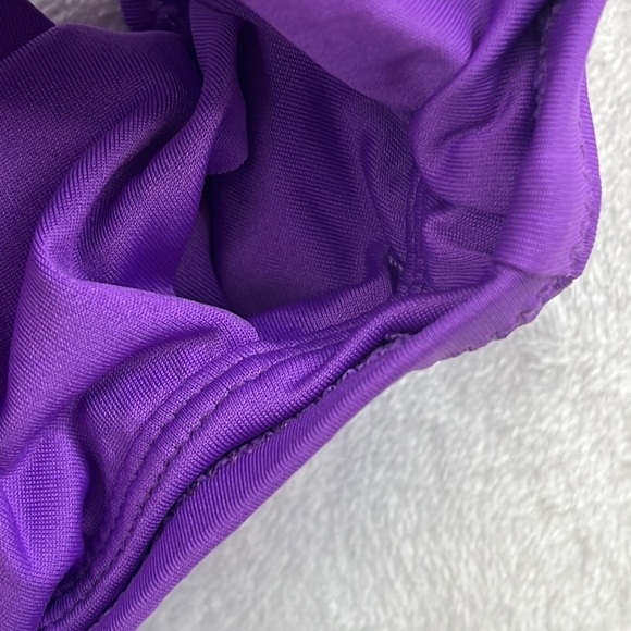 NWT Andie Swim M Purple Violet The‎ Venice High Neck Top Bathing Suit Top - Picture 9 of 14